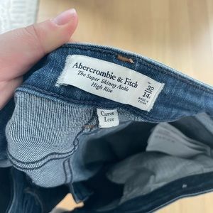 Abercrombie high waits super skinny jeans